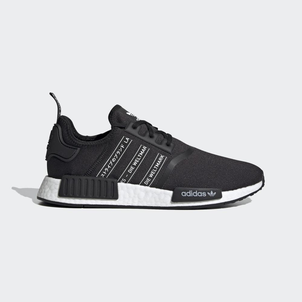 Adidas Women's NMD_R1 Originals Shoes Black/White Ireland FX1033